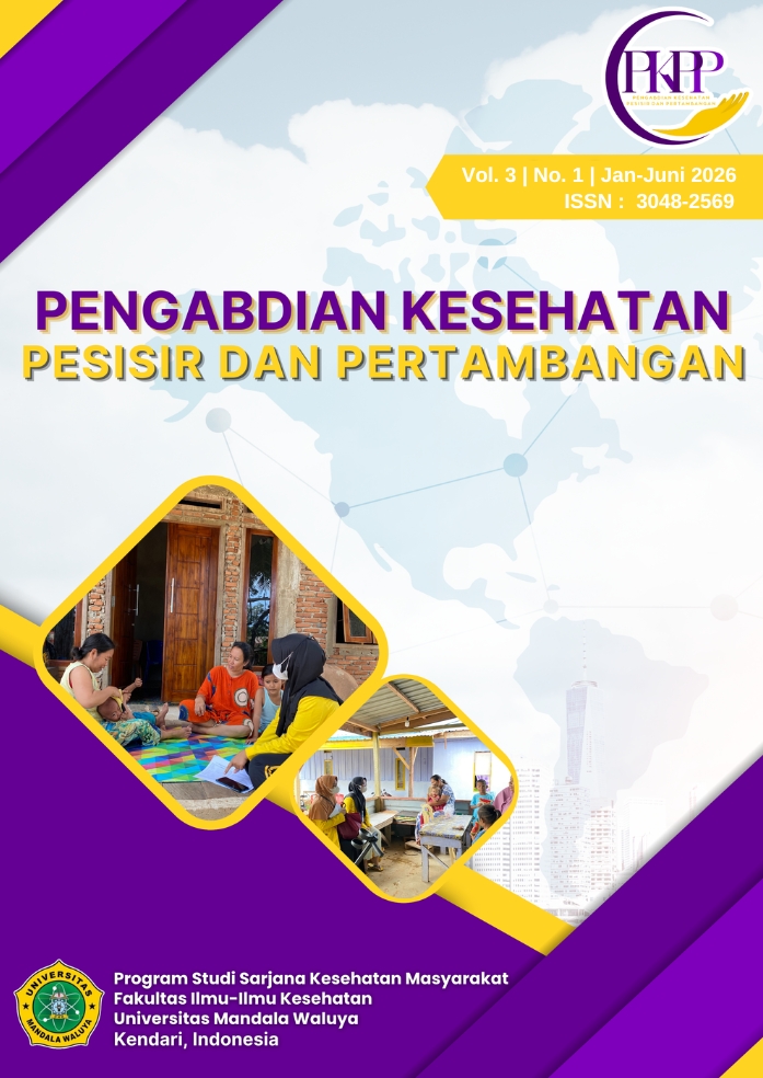 					View Vol. 3 No. 1 (2026): Pengabdian Kesehatan Pesisir dan Pertambangan
				